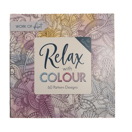 Relax With Colour Colouring Book - The Bargain Corner