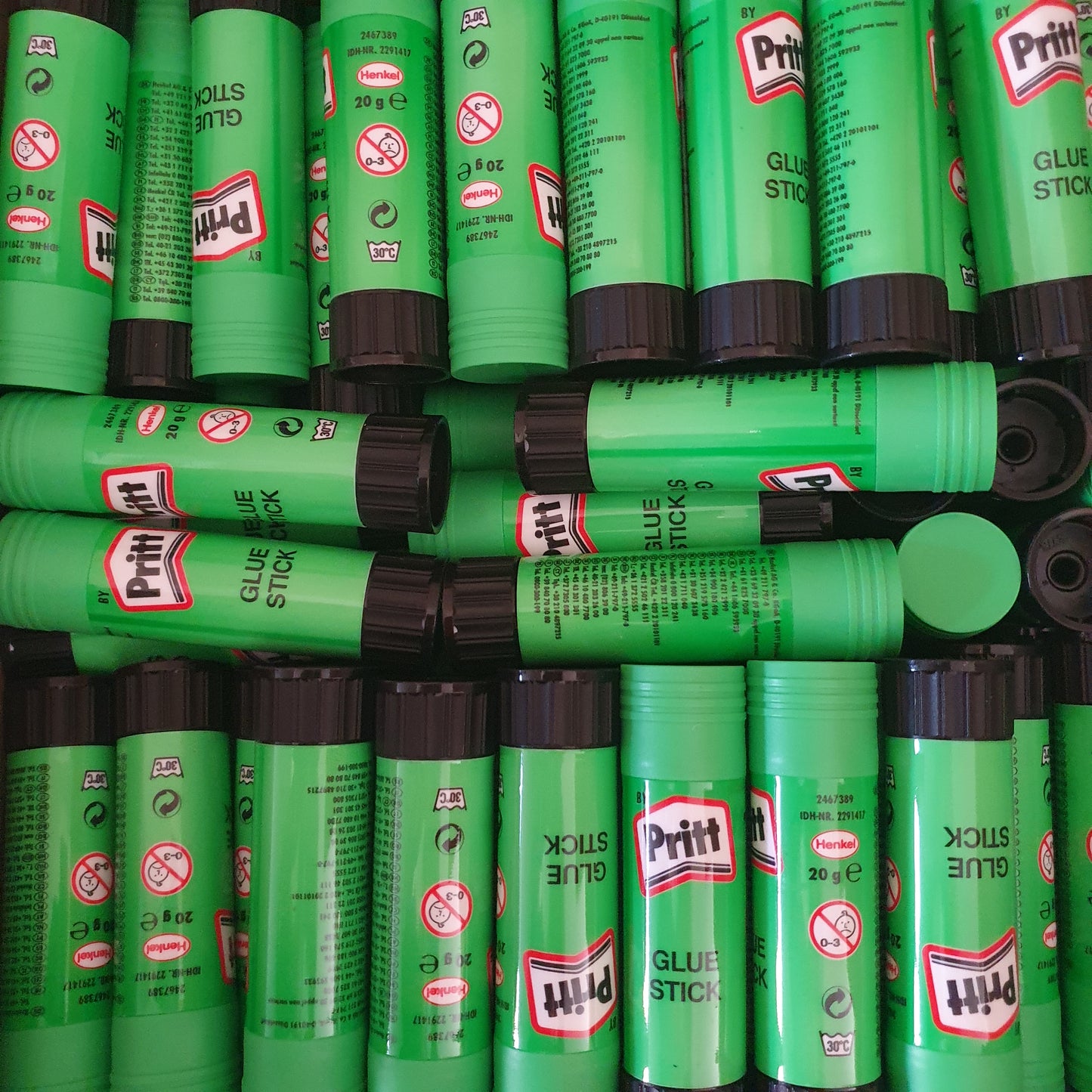 Coloured Pritt Stick 20g (100 or 300) - The Bargain Corner