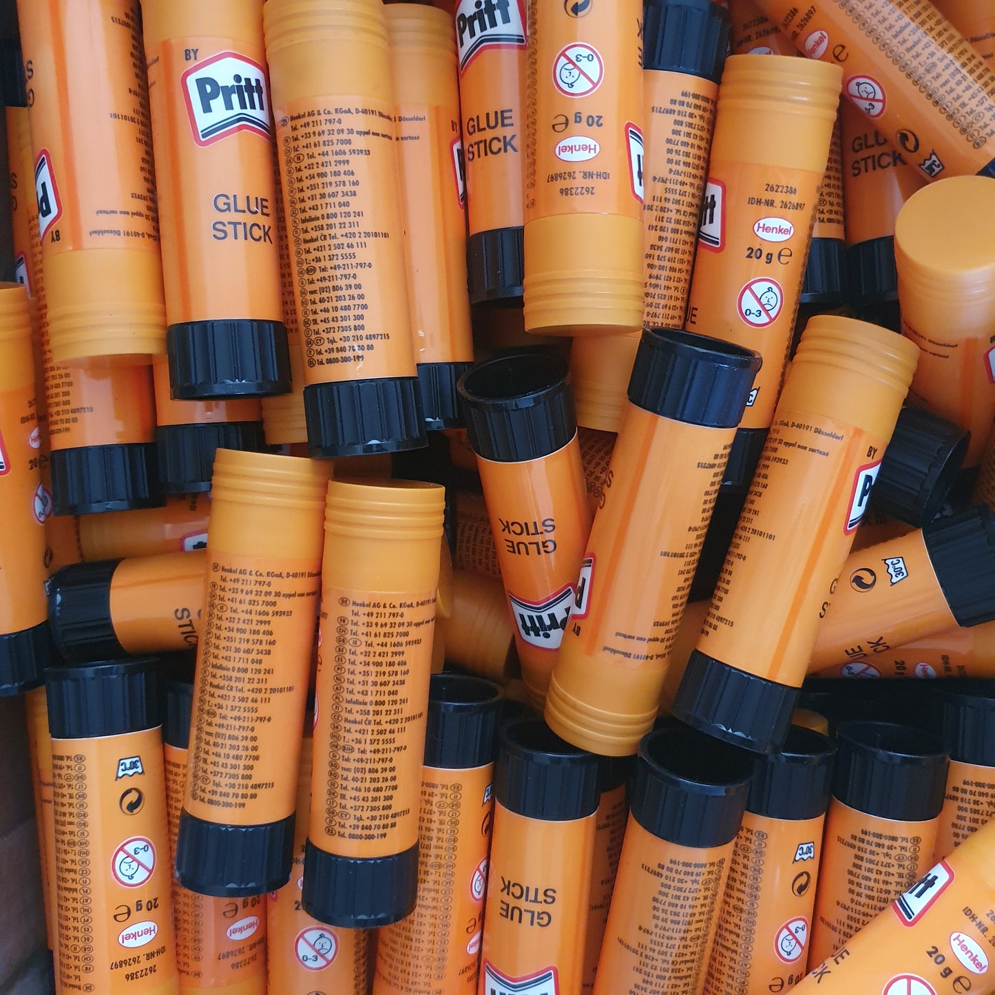Coloured Pritt Stick 20g (100 or 300) - The Bargain Corner