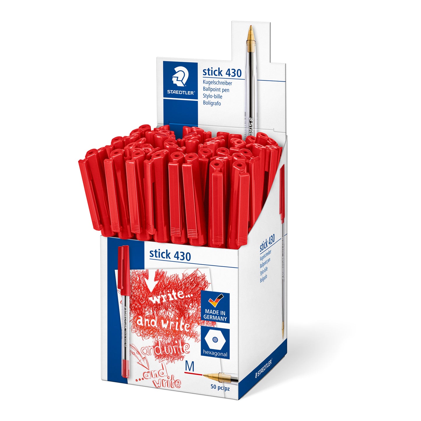50 Red Staedtler Pens - The Bargain Corner