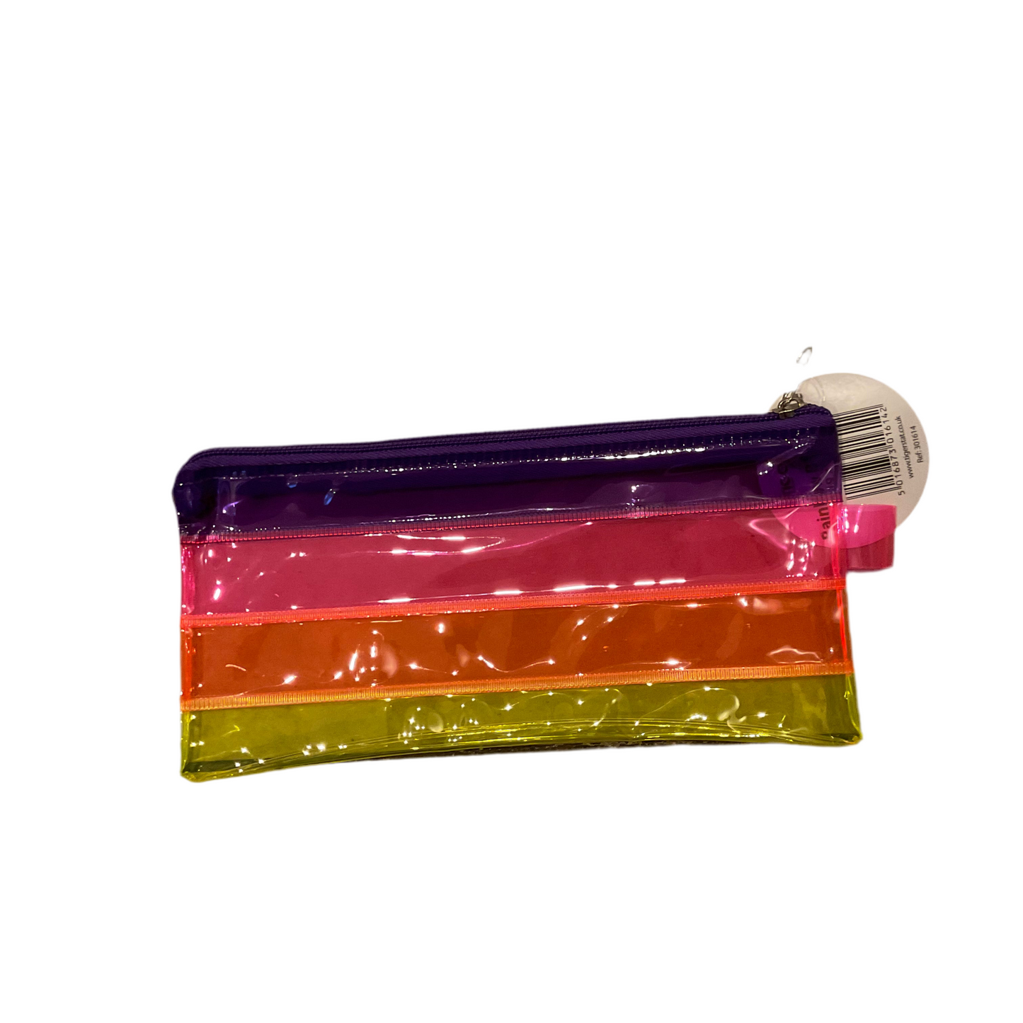 Rainbow coloured pencil case