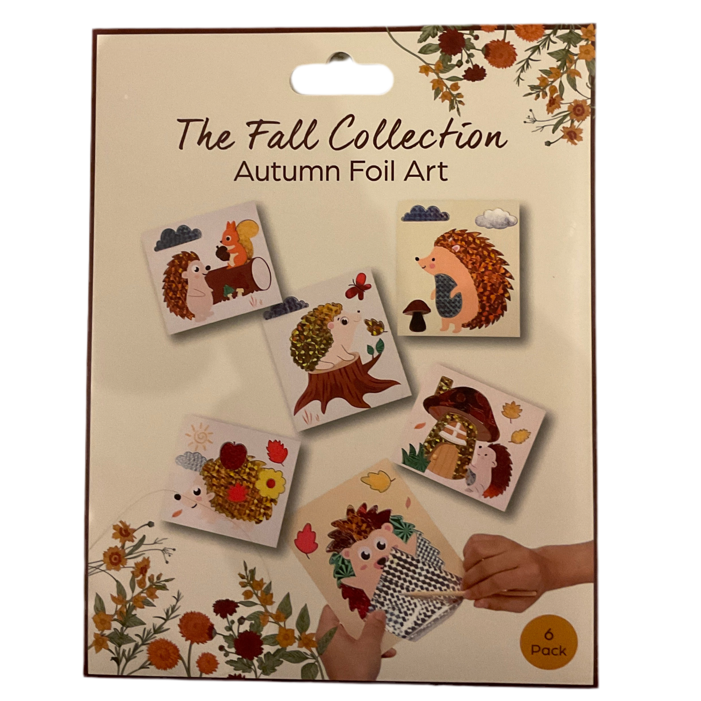 Autumn foil art
