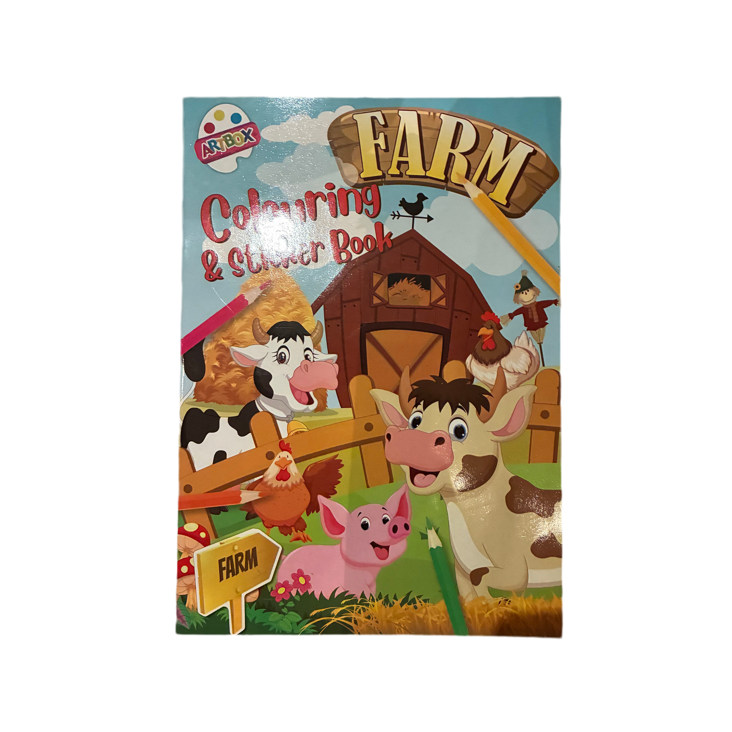 Farm colouring & sticker book