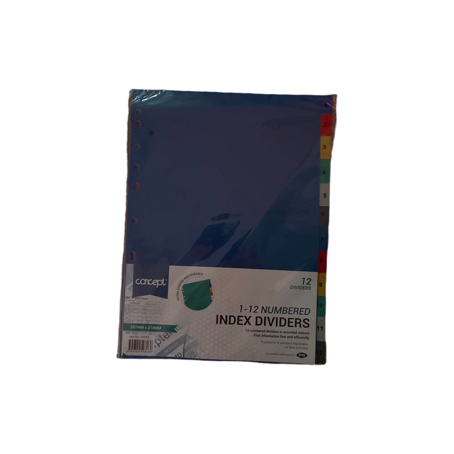12 part plastic divider