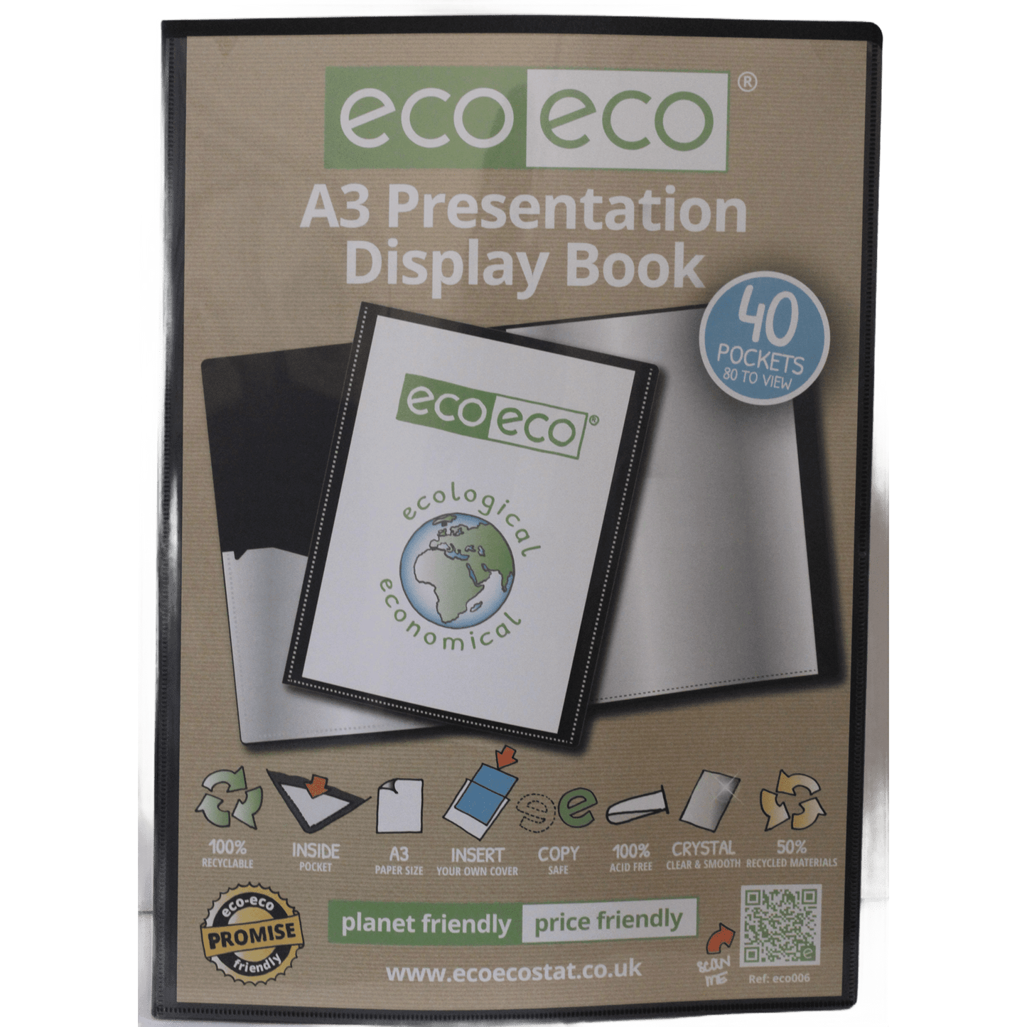 Eco Presentation Display Book A3 - The Bargain Corner