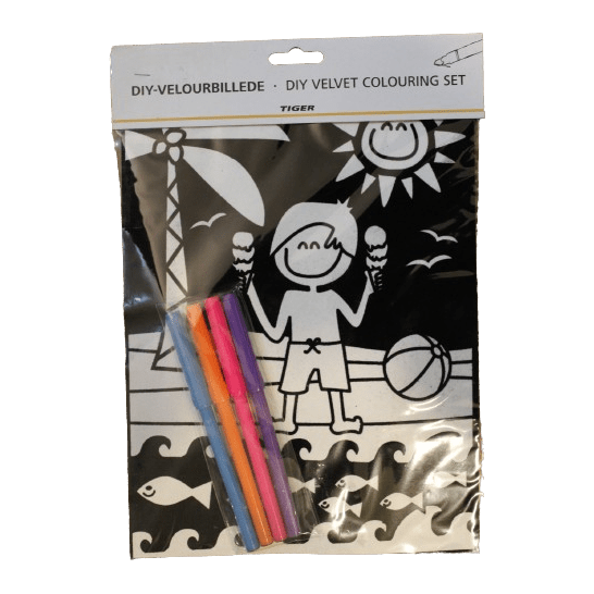 DIY Velvet Colouring Set - The Bargain Corner