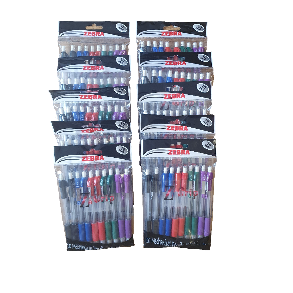 100 Zebra Mechanical Pencils - The Bargain Corner