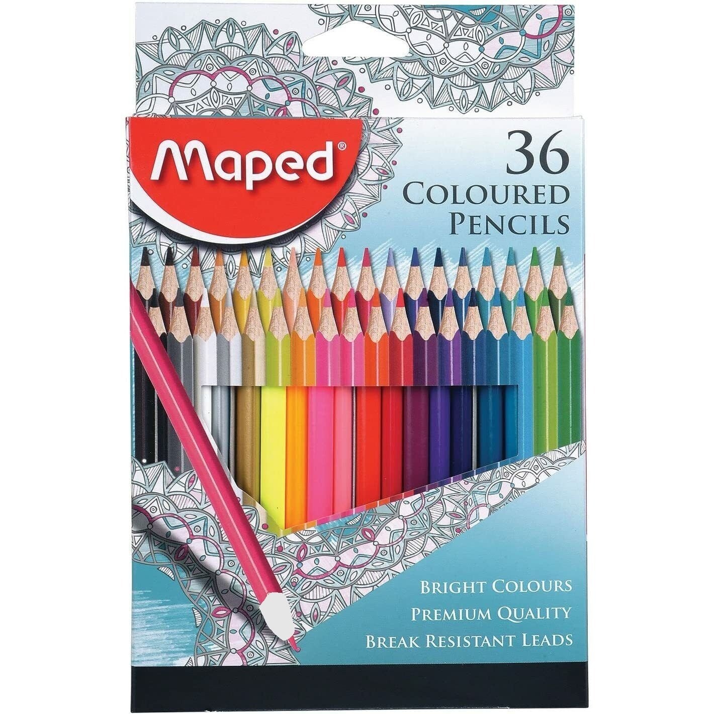 Maped Coloured Pencils - Pack of 36 - The Bargain Corner