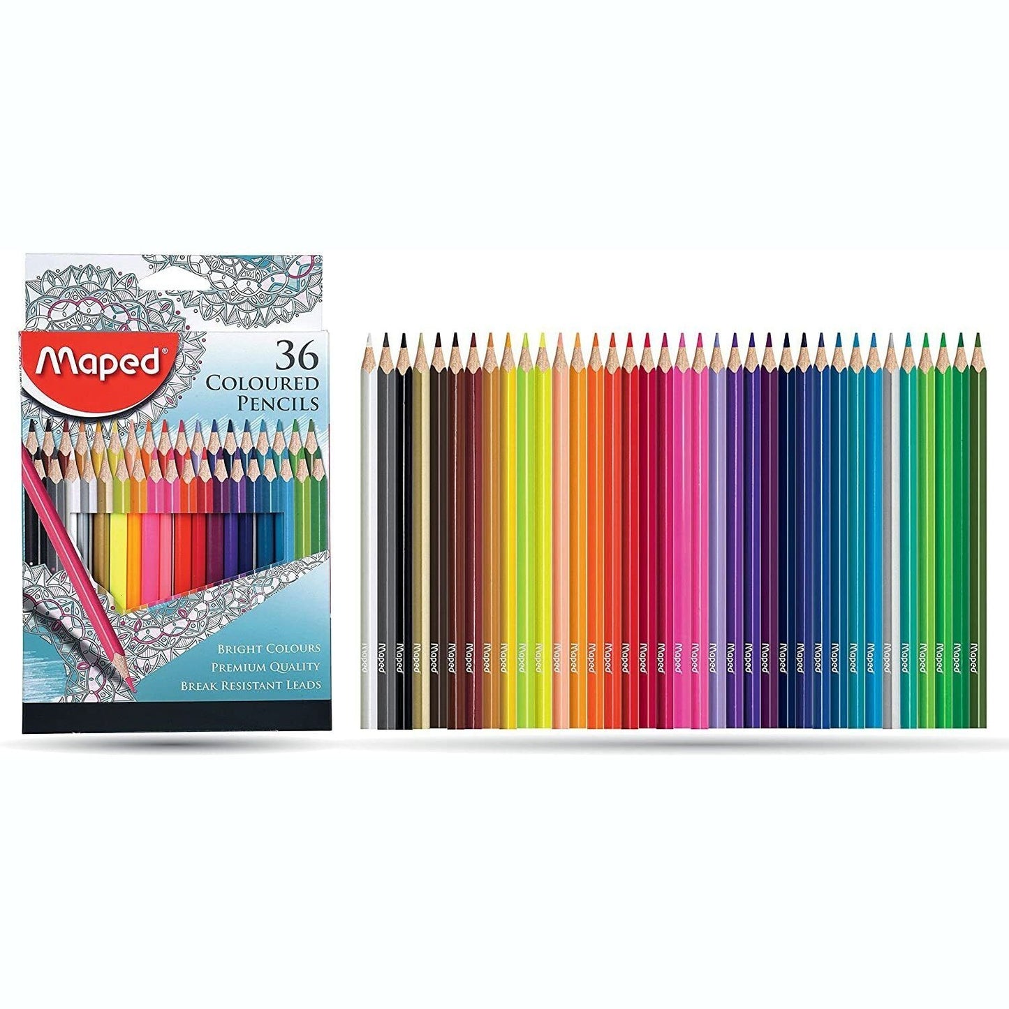 Maped Coloured Pencils - Pack of 36 - The Bargain Corner