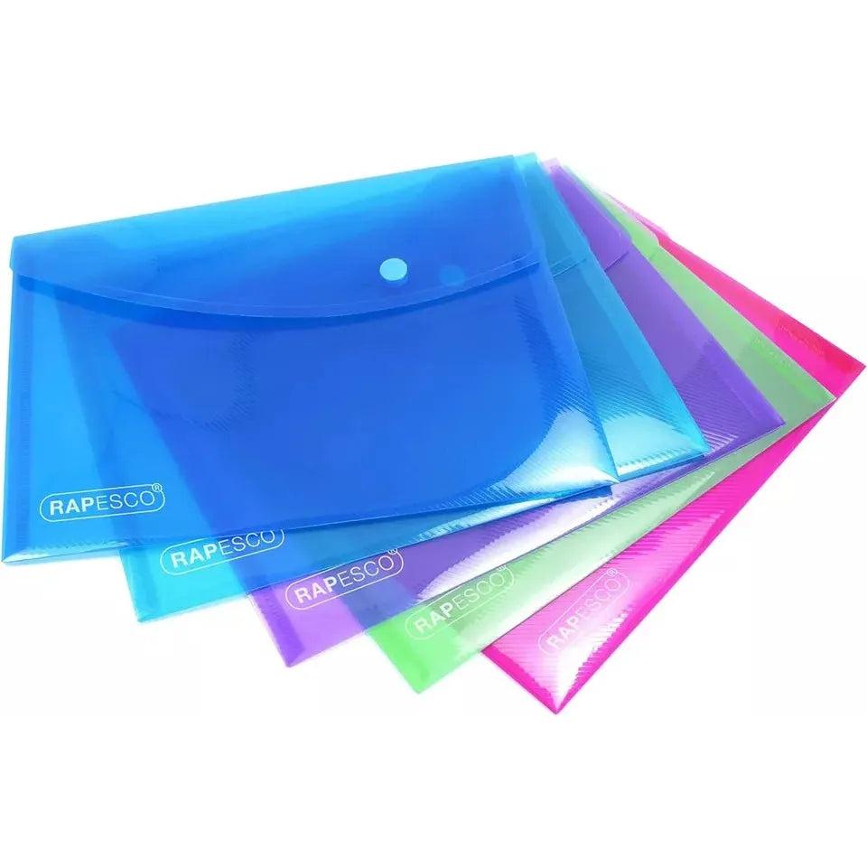 A5 Rapesco Popper Wallet - The Bargain Corner