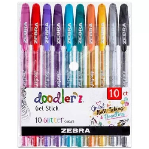 Zebra Gel Pens - Pack of 10 - The Bargain Corner