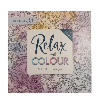 Relax With Colour Colouring Book - The Bargain Corner