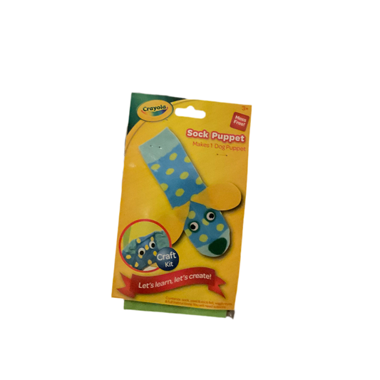 Crayola sock puppet craft