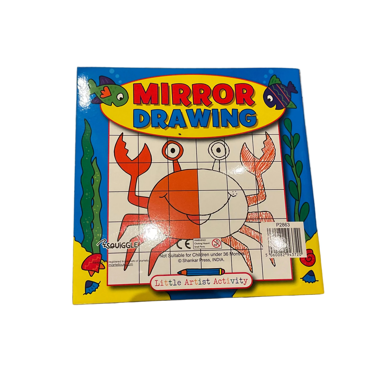 Square Mirror Drawing Activity Book - The Bargain Corner