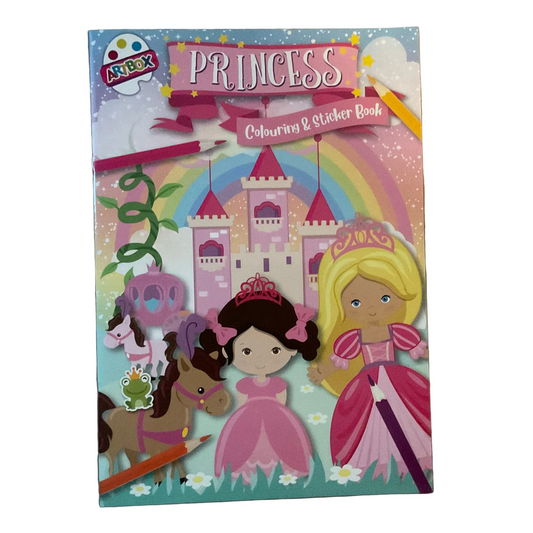 Scene colouring & sticker book