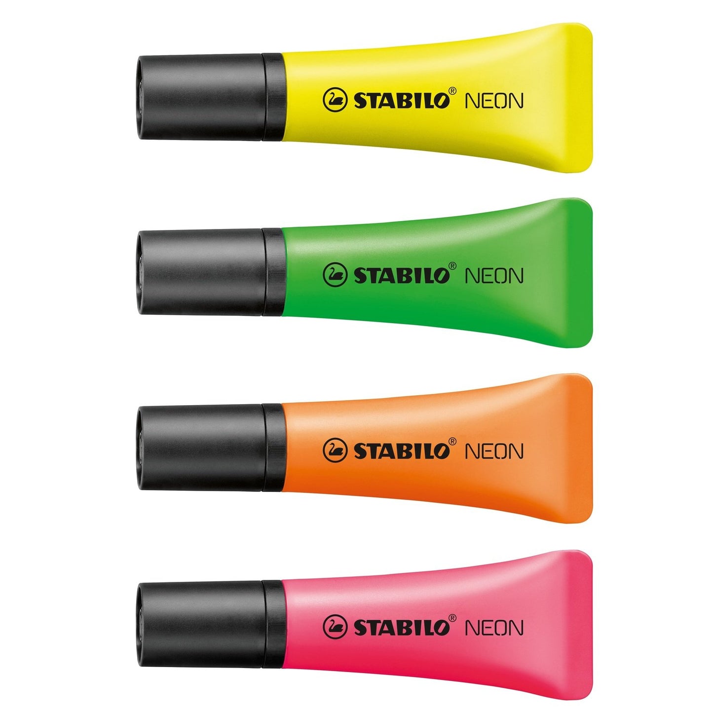 Stabilo Boss Neon Highlighter - Pack of 4 - The Bargain Corner