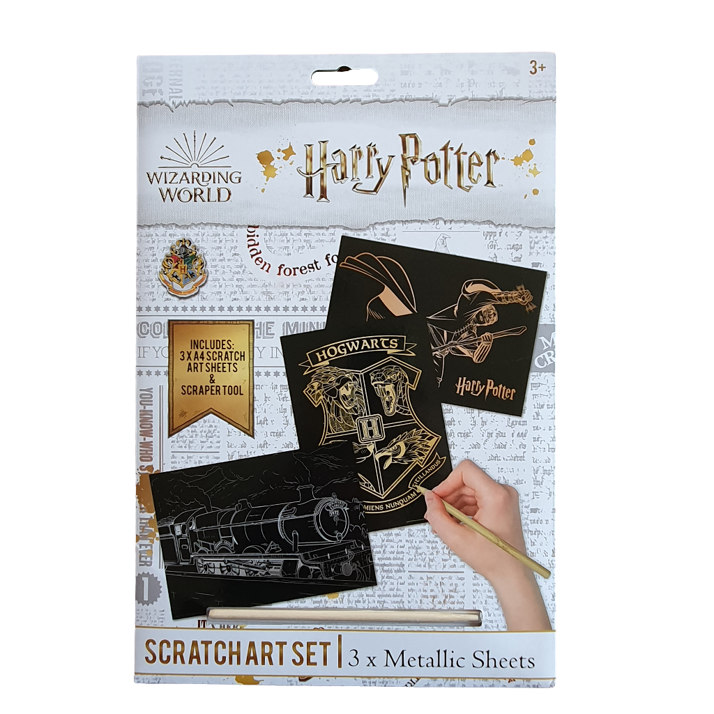 Harry Potter Scratch Art