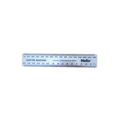 Helix Ruler - 15cm - The Bargain Corner