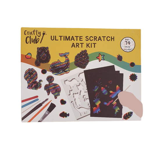 Ultimate scratch art kit