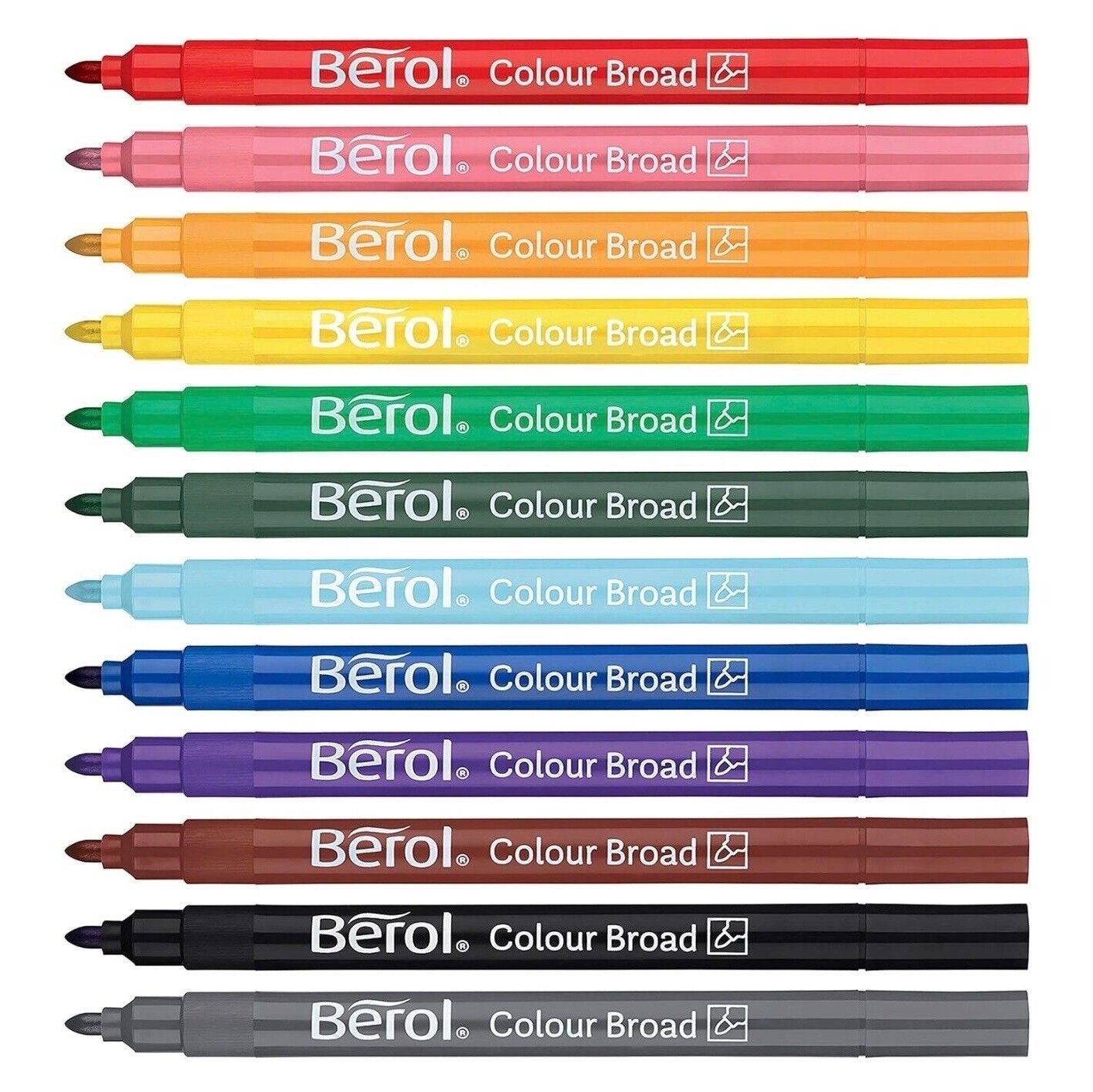 Berol Felt Tips - Pack of 12 - The Bargain Corner