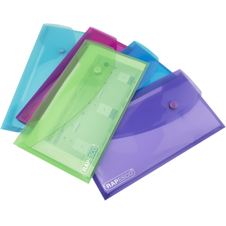 Rapesco Popper Wallet - DL (Small) - The Bargain Corner